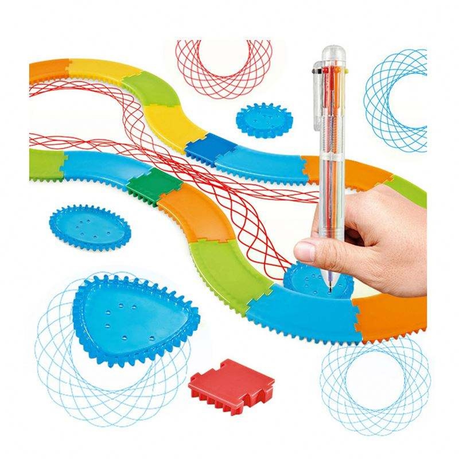Kid Toys And Craft - Student Geometry Drawing Stencils Set Painting