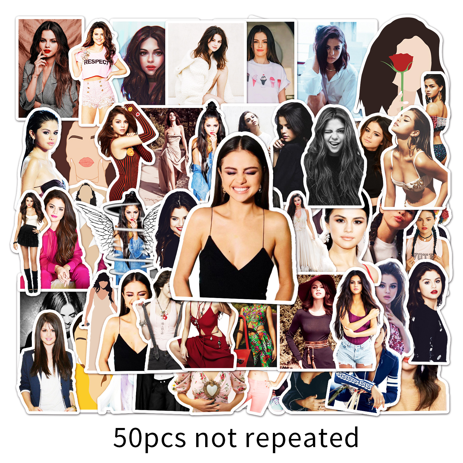 Kids Toys Scooter - 10/30/50pcs Selena Gomez Star Actor Singer