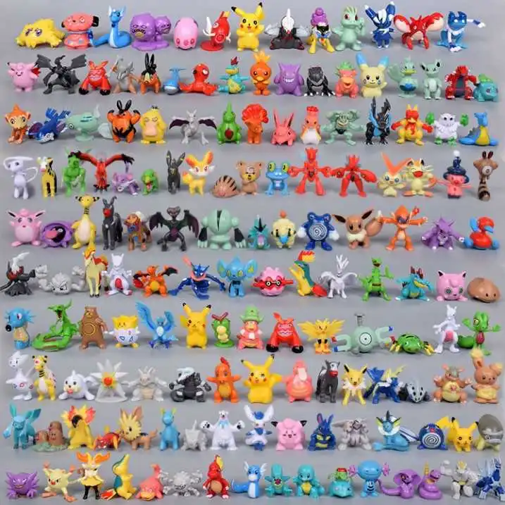 Kids Toys Idea - 24pcs Pokemon Action Figure Pikachu Anime