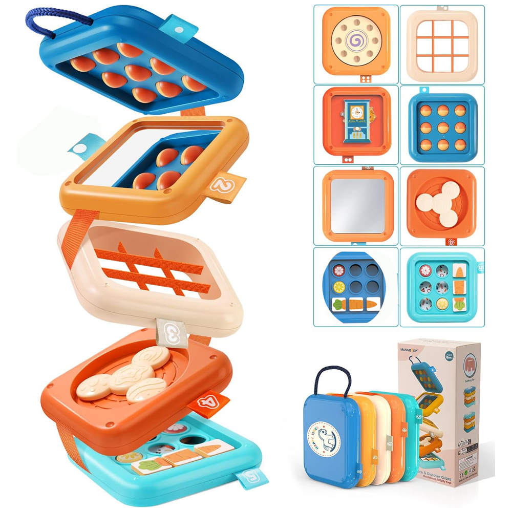 Kids Toys 2 Year Old - Montessori Toys Busy Board Baby Activity