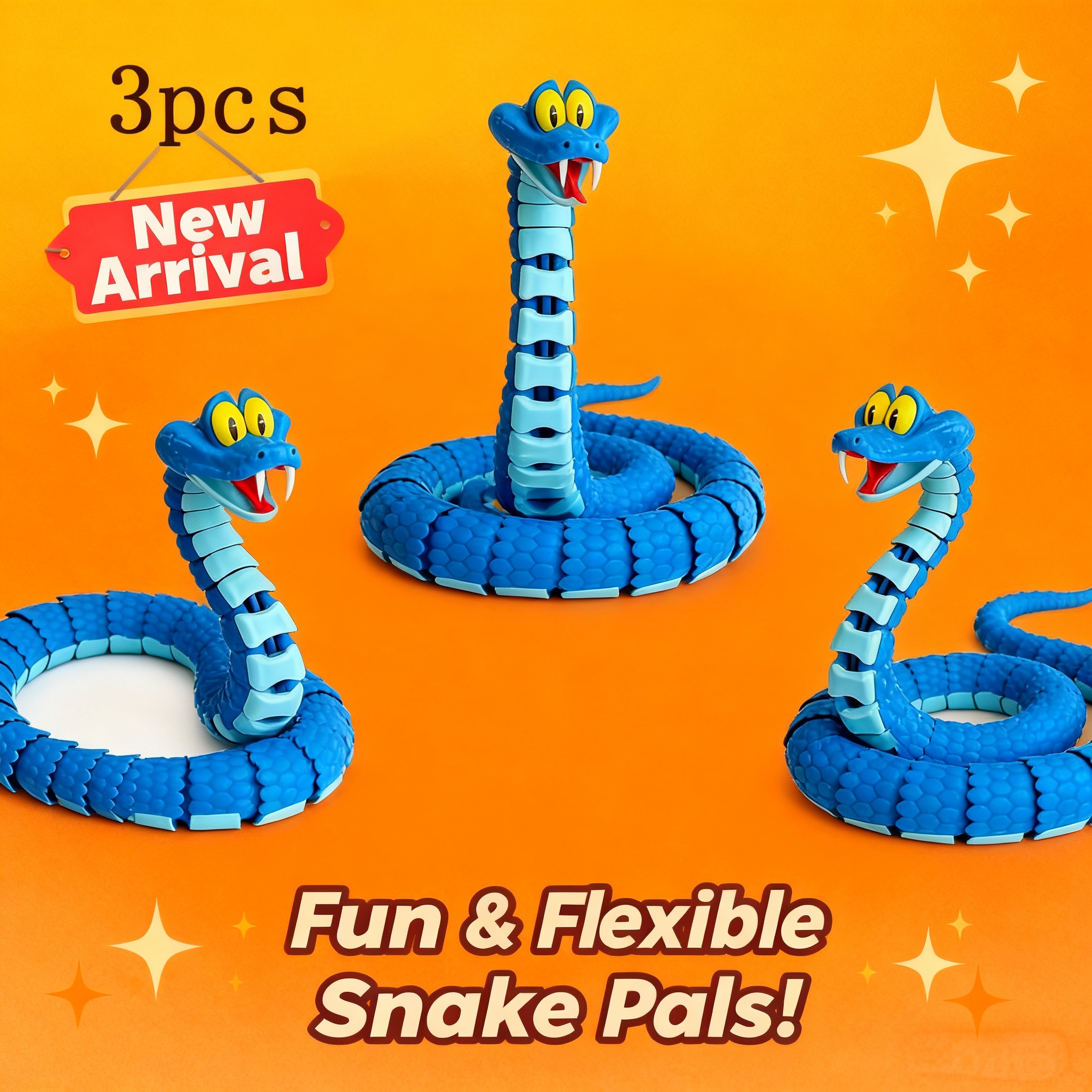 Kids Toys Usa - Zootopia 3D Printed Gareth Snake Joint