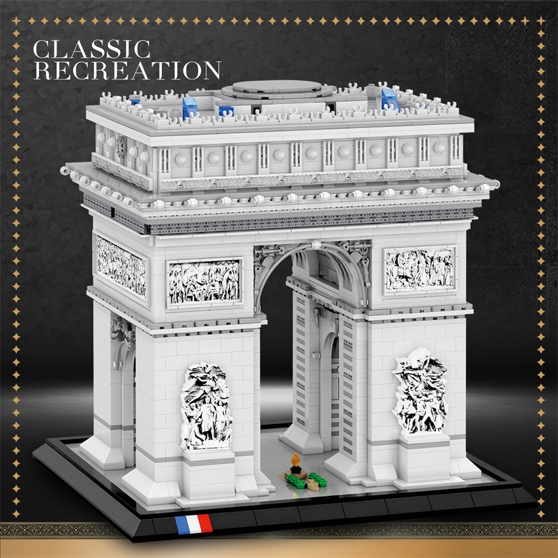 3381PCS Arc de Triomphe Model  - Kids Toys Paris reseña y precio