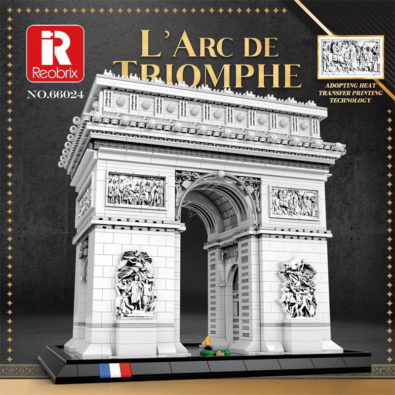 3381PCS Arc de Triomphe Model  - Kids Toys Paris reseña y precio