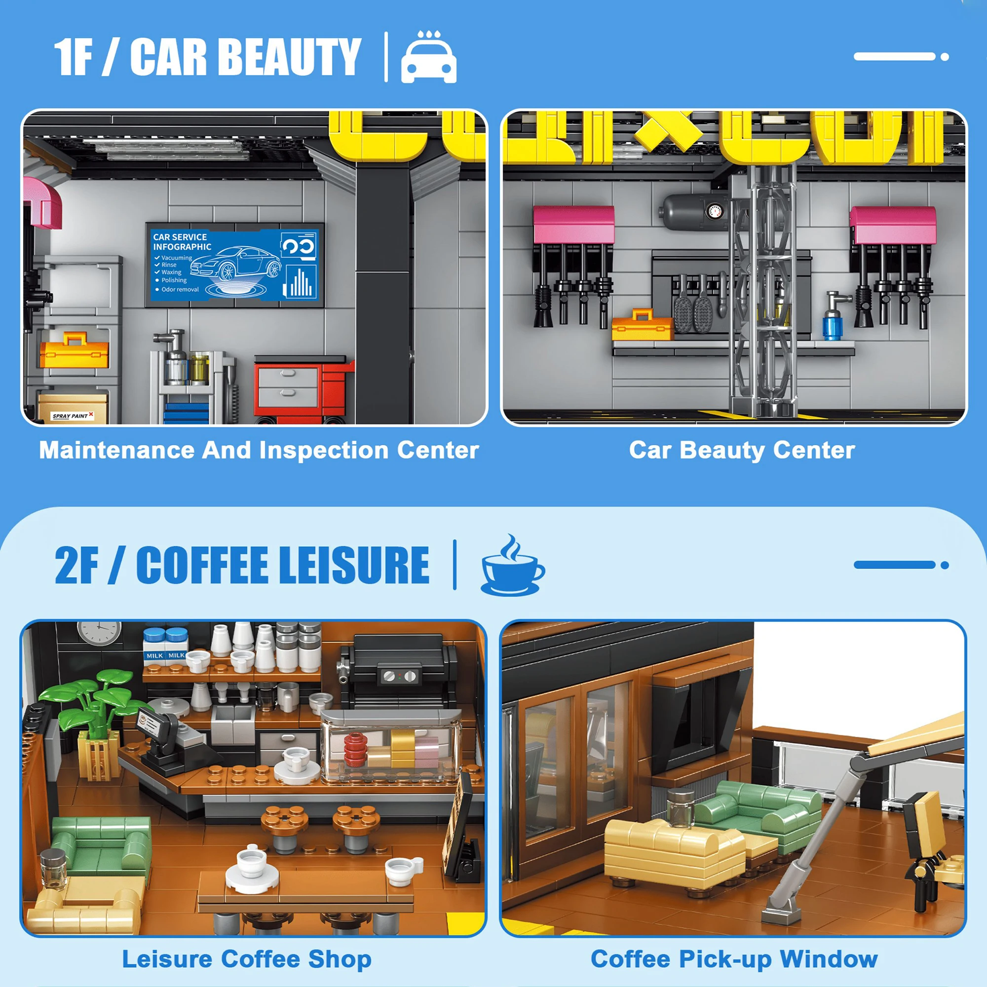 Coffee Auto Repair Shop Coffee - Kids Toys Stores reseña y precio