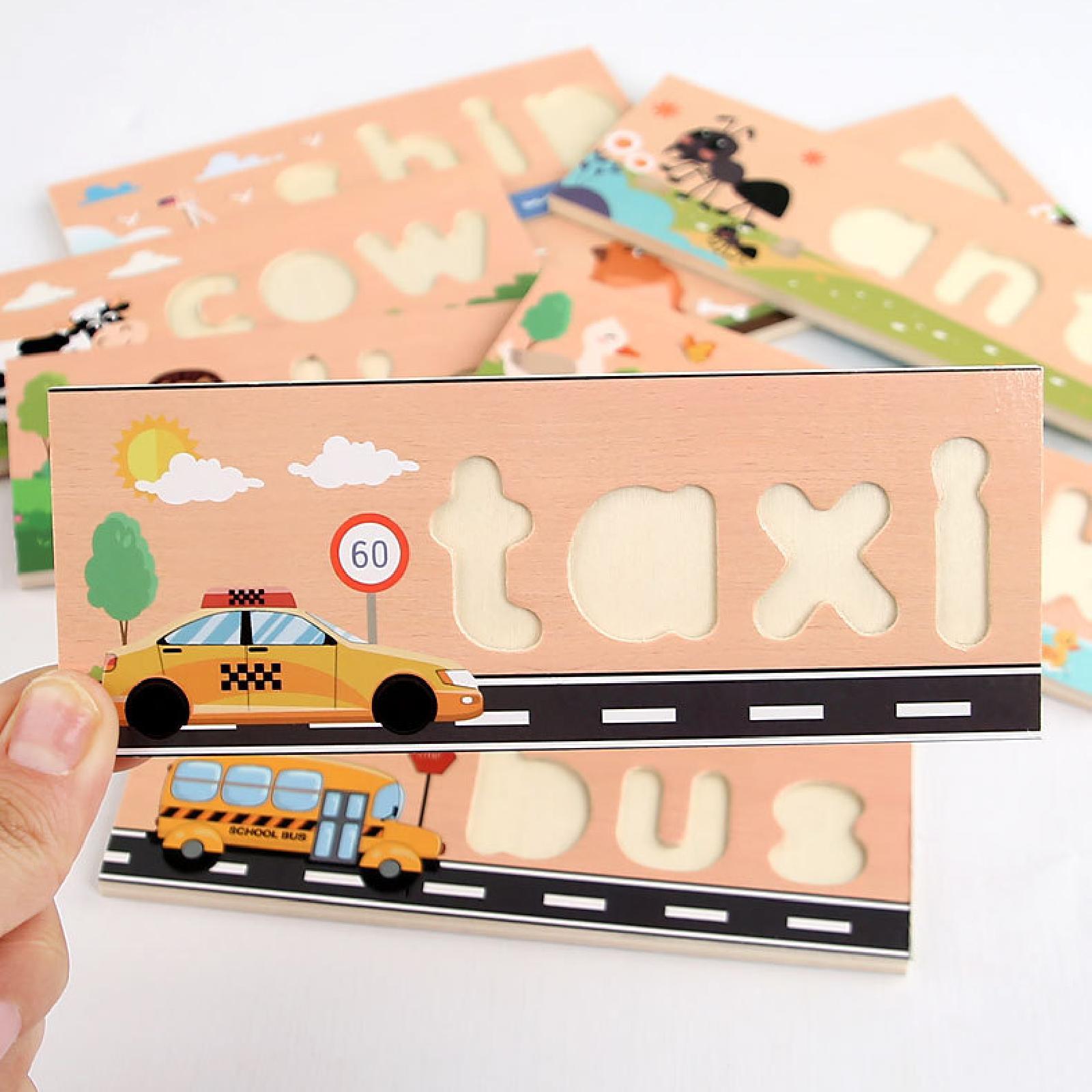 Wooden Spell Learning Toys wit - Kids Toys 2 Year Old reseña y precio