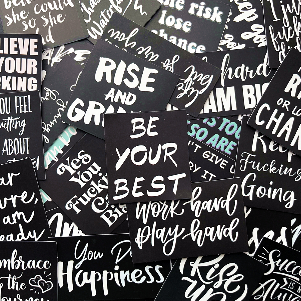 10/61Pcs New Motivational Phra - Kids Toys Quotes reseña y precio