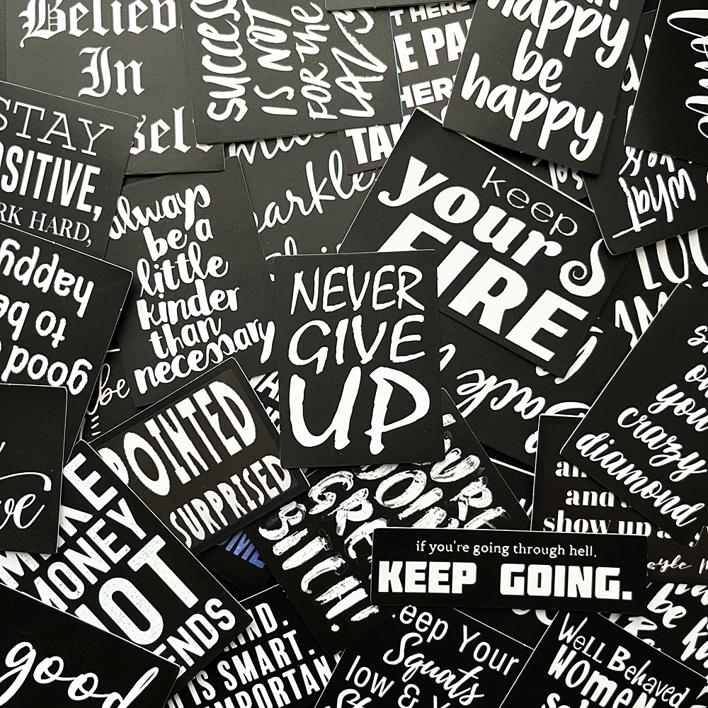 10/61Pcs New Motivational Phra - Kids Toys Quotes reseña y precio