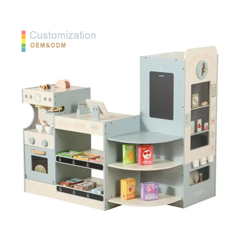 Kids Wooden Grocery Store Play - Kids Toys Stores reseña y precio