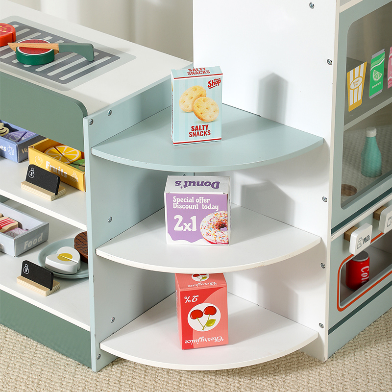 Kids Wooden Grocery Store Play - Kids Toys Stores reseña y precio