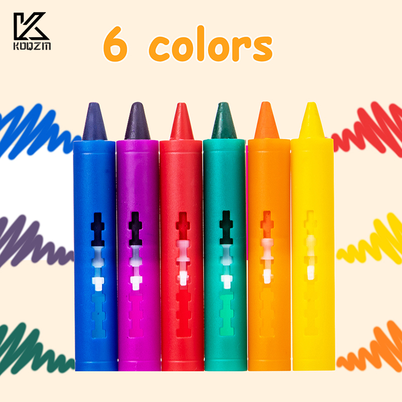 6Pcs Washable Bath Crayons Col - Kids Toys Drawing Easy reseña y precio