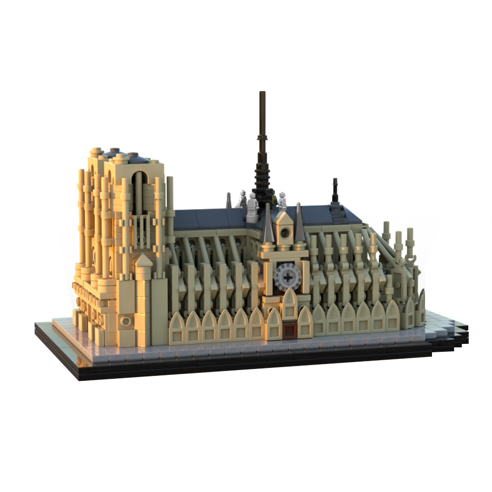 Gobricks MOC 1:800 Notre-Dame  - Kids Toys Paris reseña y precio