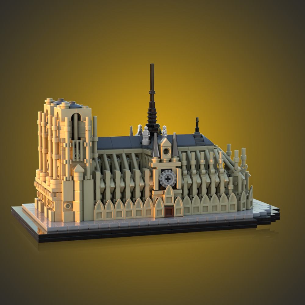 Gobricks MOC 1:800 Notre-Dame  - Kids Toys Paris reseña y precio