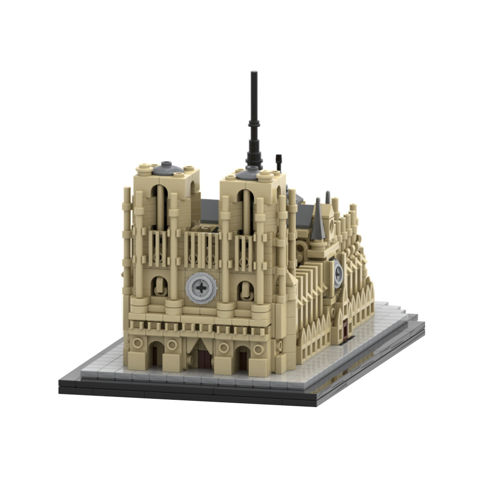 Gobricks MOC 1:800 Notre-Dame  - Kids Toys Paris reseña y precio