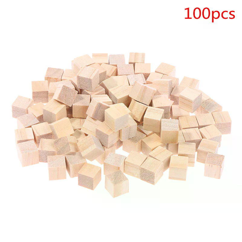 100pcs Unfinished Blank Mini D - Kid Toys And Craft reseña y precio