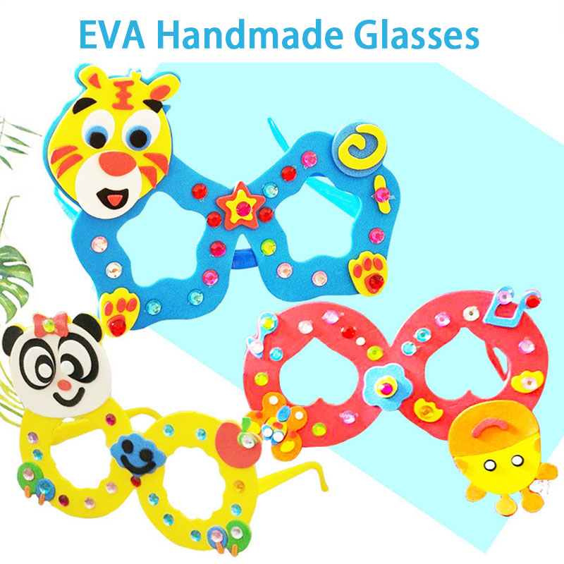 Cute Cartoon EVA Glasses DIY H - Kid Toys And Craft reseña y precio