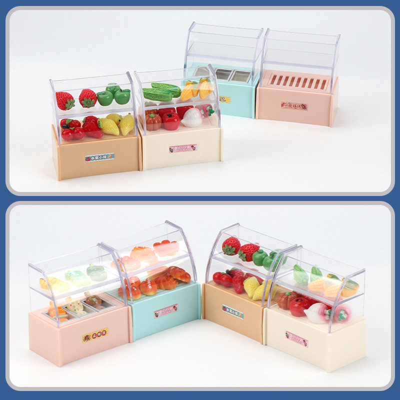 1/12 Dollhouse Mini Supermarke - Kids Toys Stores reseña y precio