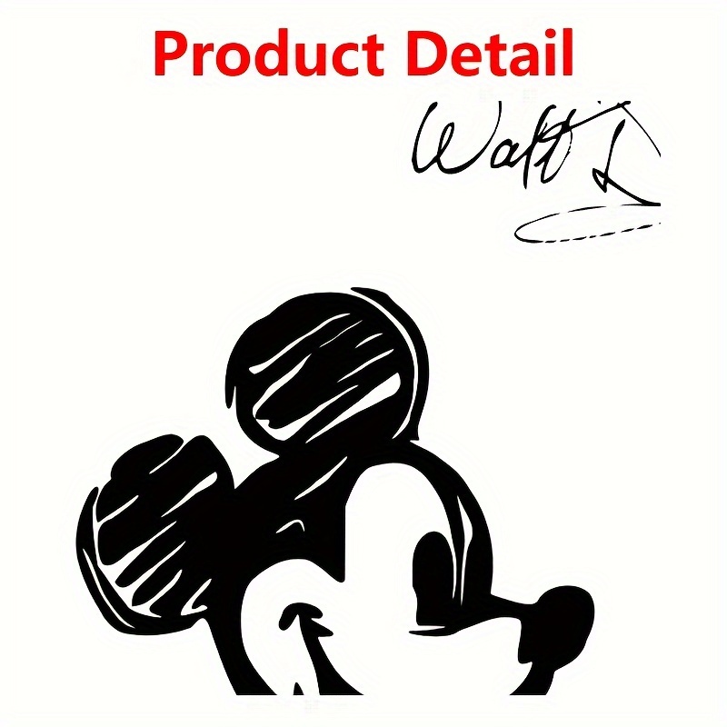 Mickey Mouse Minimal Art Print - Kids Toys Quotes reseña y precio