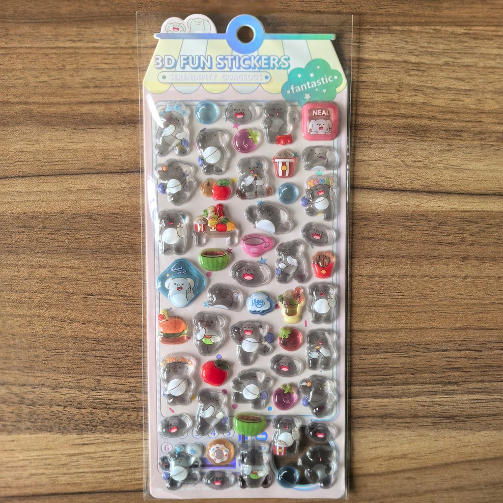 4Pcs 3D Embossed Crystal Anima - Kids Toys Stores reseña y precio