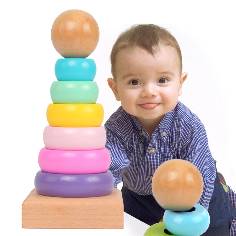 Children Rainbow Tower Ferrule - Kids Toys 2 Year Old reseña y precio
