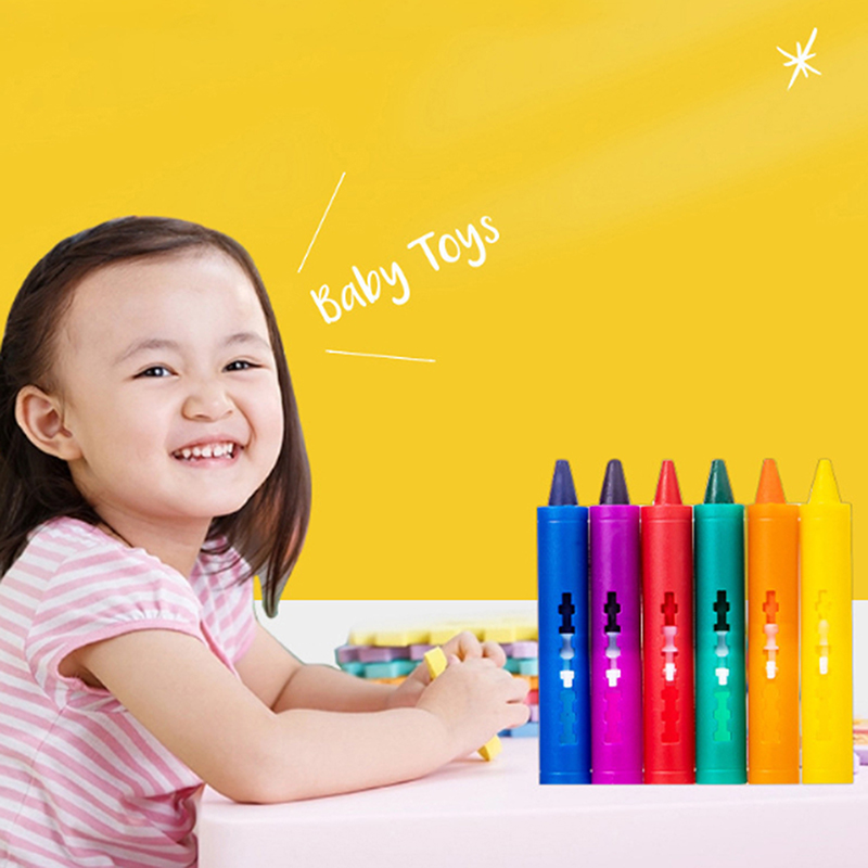 6Pcs Washable Bath Crayons Col - Kids Toys Drawing Easy reseña y precio
