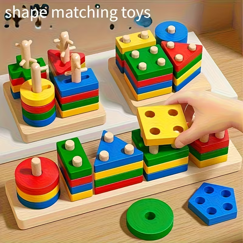 Montessori Wooden Games Baby T - Kids Toys 2 Year Old reseña y precio