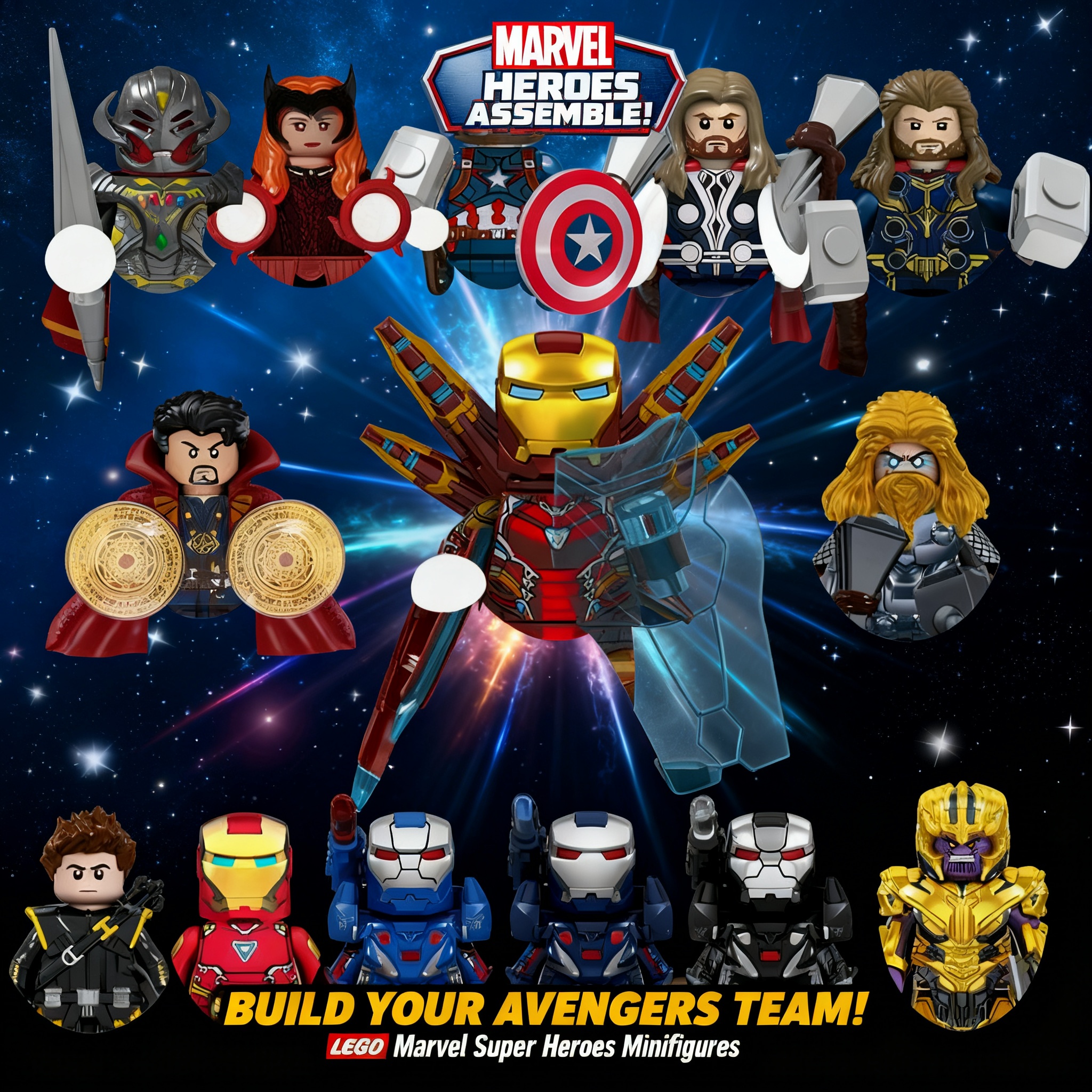 2026 Marvel Building Blocks Br - Kids Toys Usa reseña y precio
