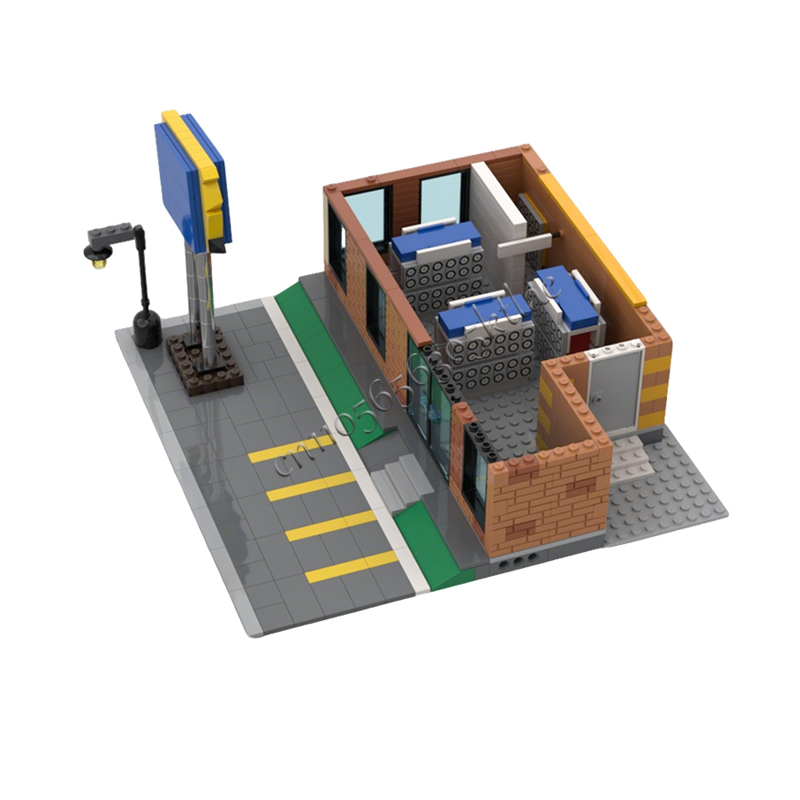 717PCS MOC City Street Views M - Kids Toys Rental reseña y precio