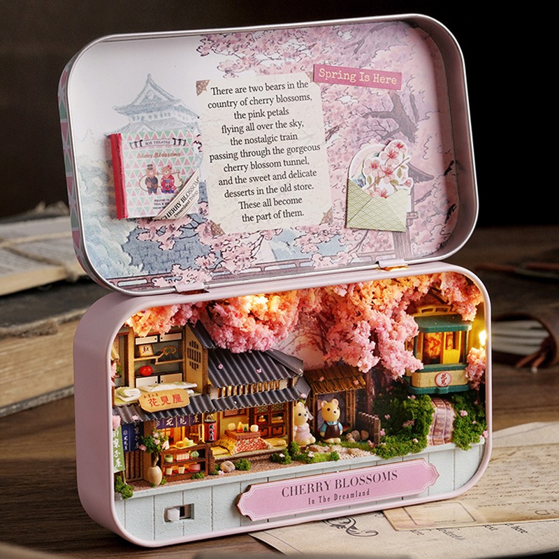 DIY Miniature Tin Box Theater  - Kids Toys Paris reseña y precio