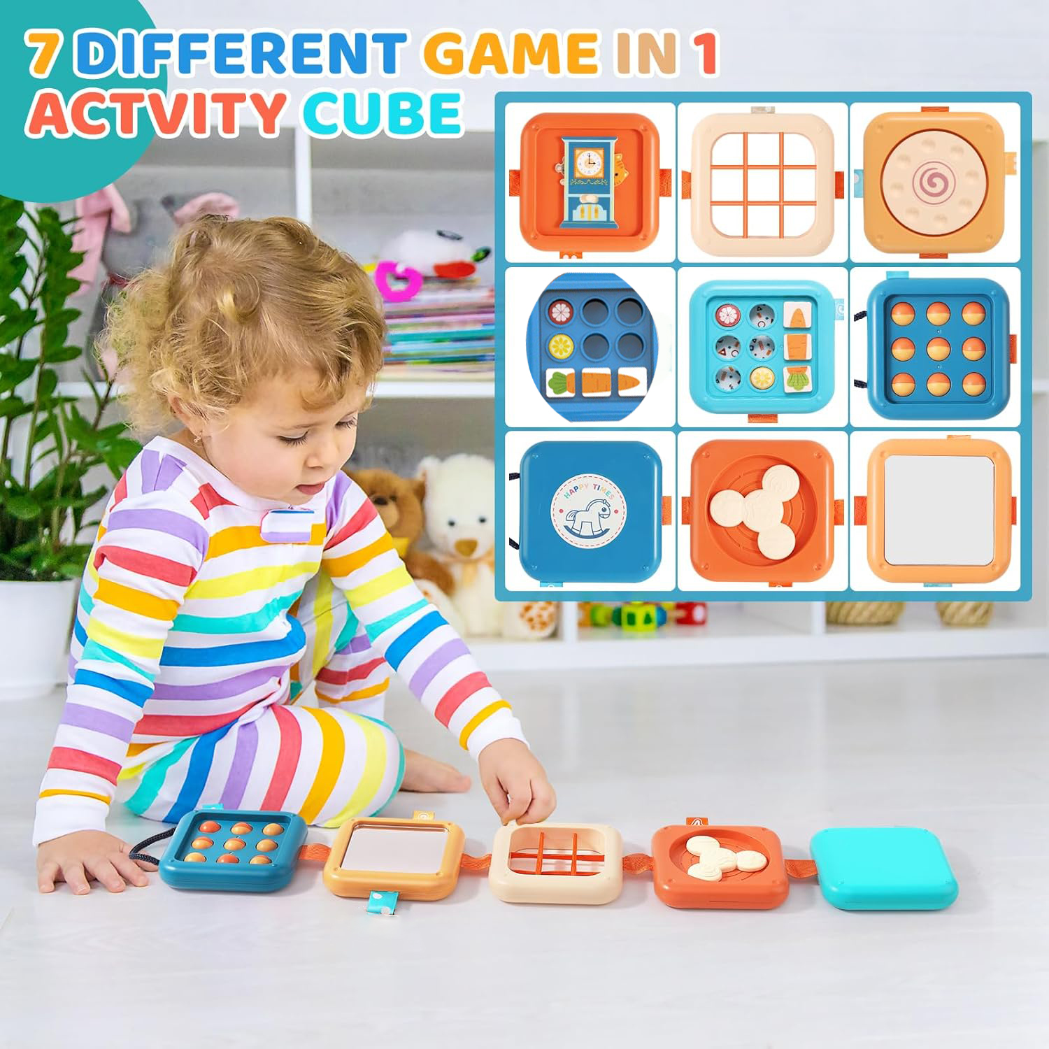 Montessori Toys Busy Board Bab - Kids Toys 2 Year Old reseña y precio