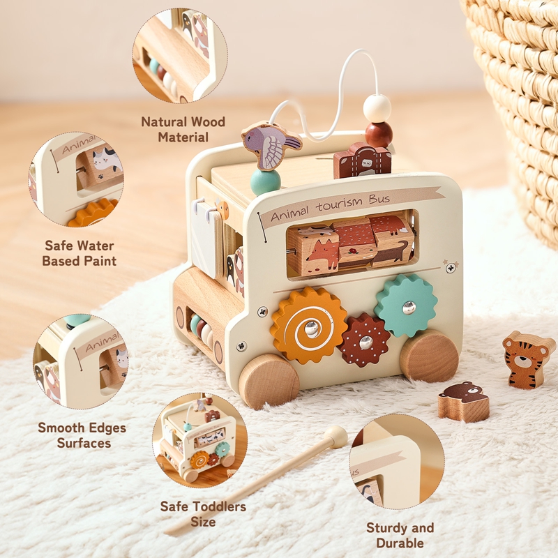 Montessori Wooden Children Toy - Kids Toys 2 Year Old reseña y precio