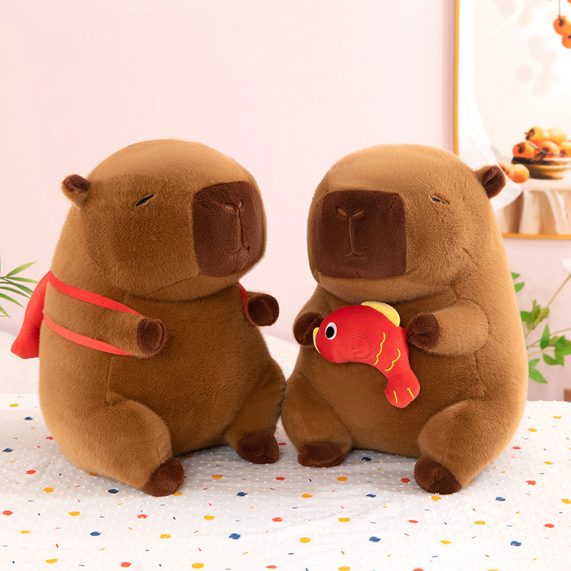 Kawaii Capybara Plush Toy Cute - Popular Kids Xmas Toys reseña y precio