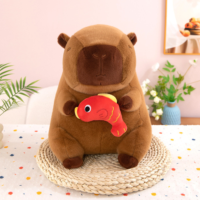 Kawaii Capybara Plush Toy Cute - Popular Kids Xmas Toys reseña y precio