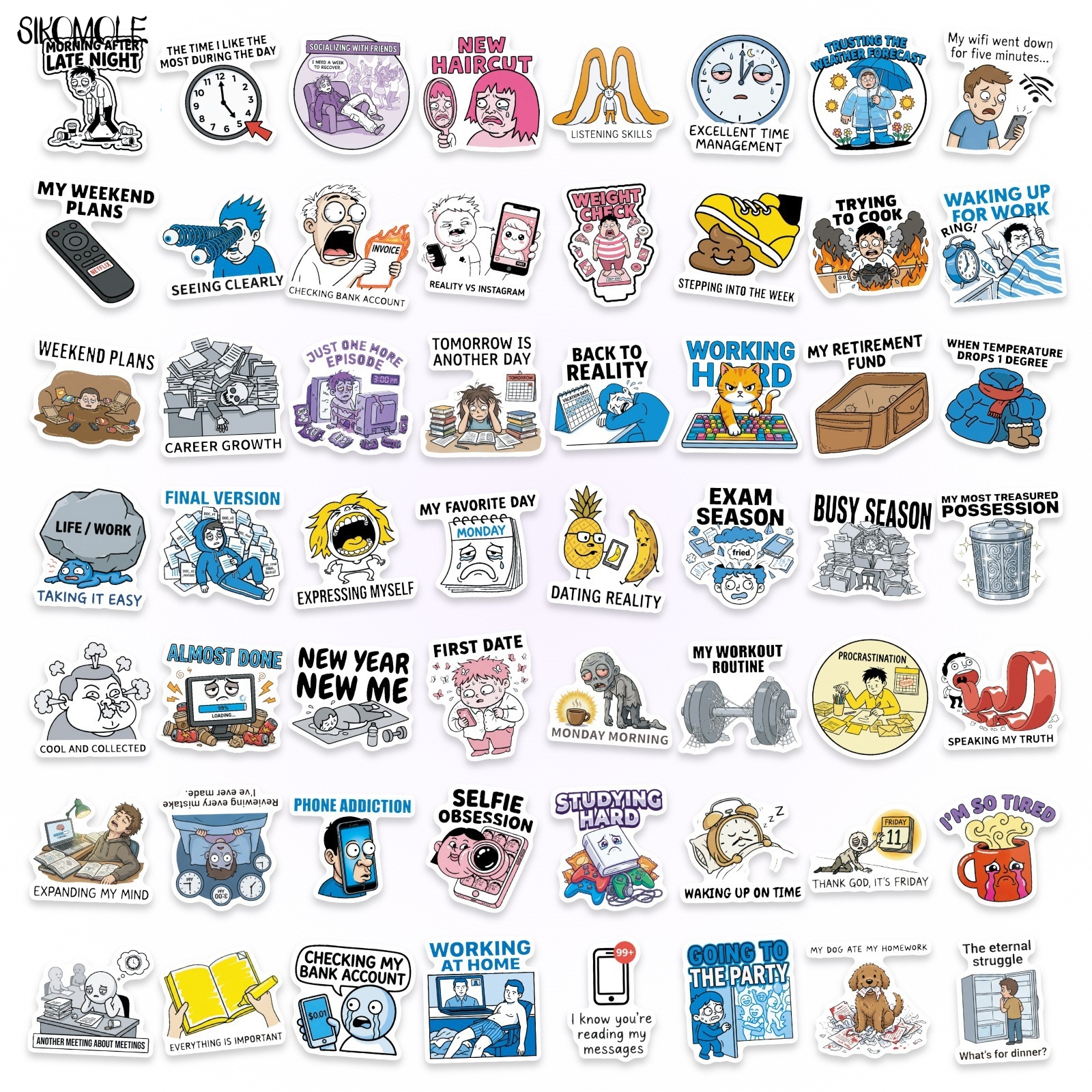 10/30/56PCS Cartoon Funny Humo - Kids Toys Quotes reseña y precio