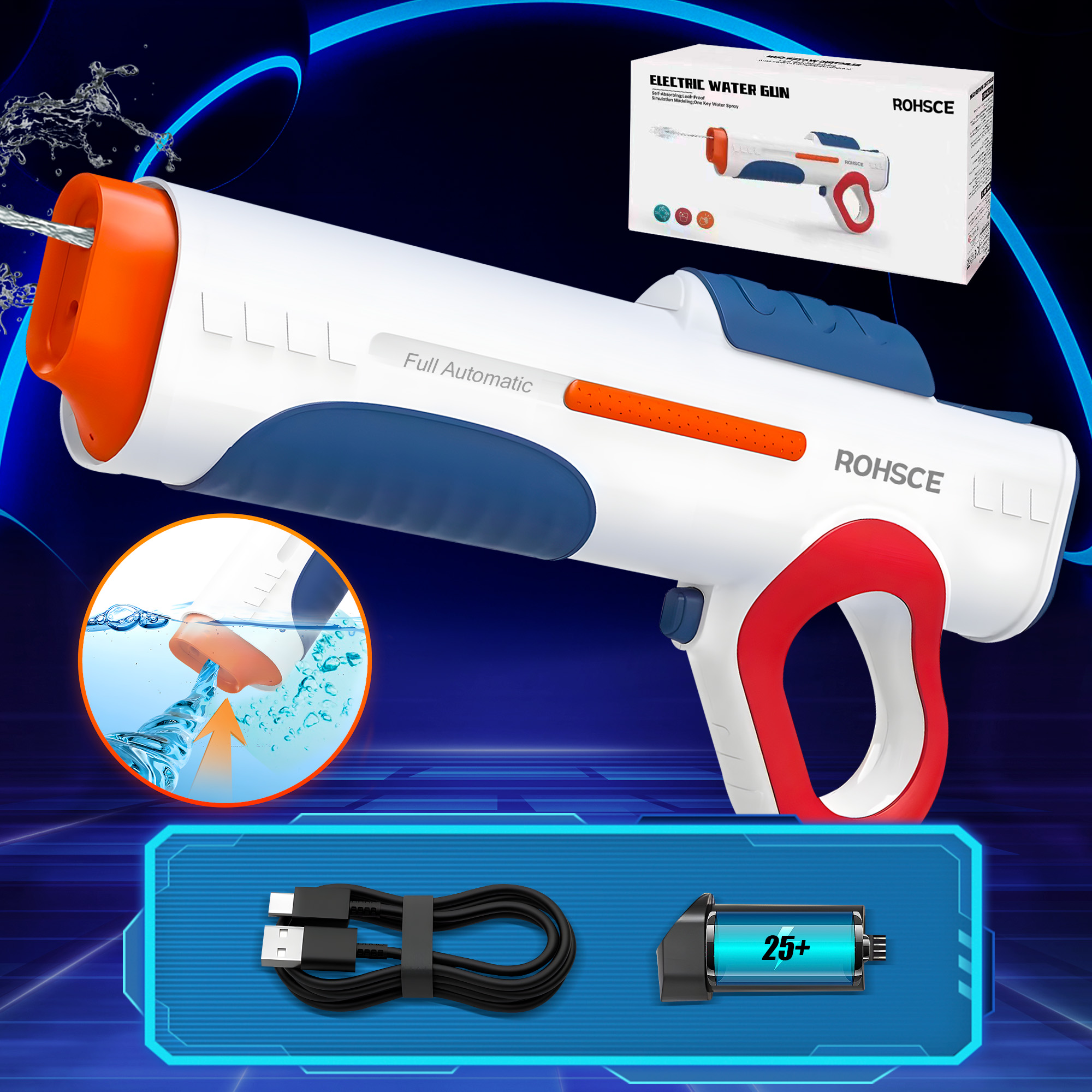 Electric Water Gun Most Powerf - Kids Toys Deals reseña y precio