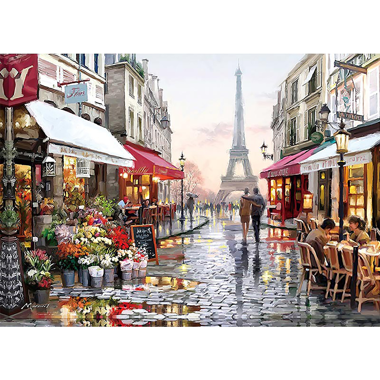 1000 Pieces Paris street Jigsa - Kids Toys Paris reseña y precio