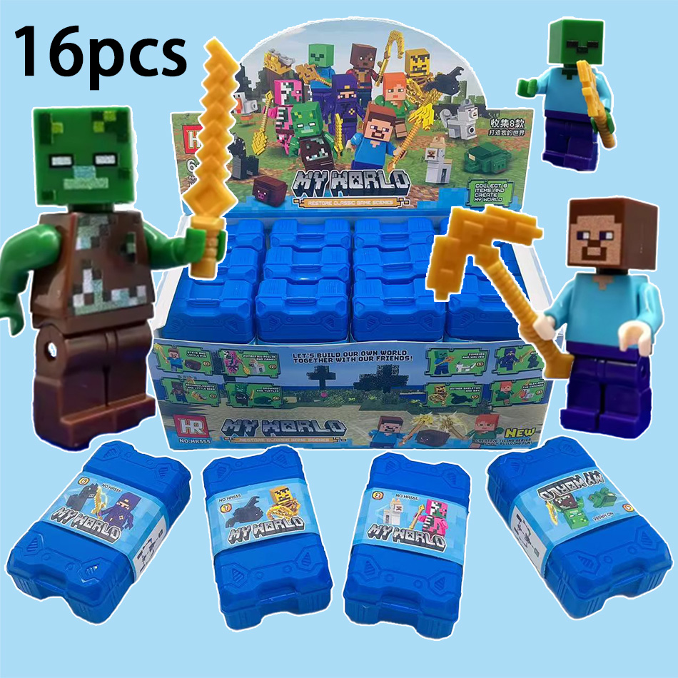 16pcs Anime My World Figure Ac - Kids Toys Deals reseña y precio