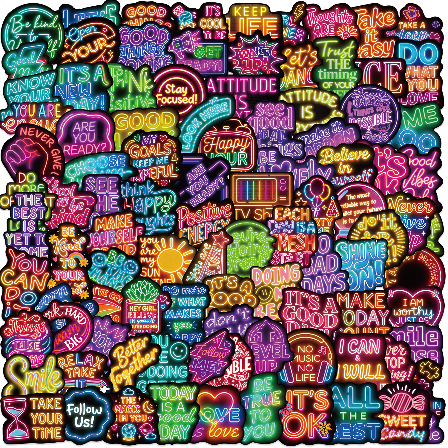 100pcs Positive Affirmation Qu - Kids Toys Quotes reseña y precio