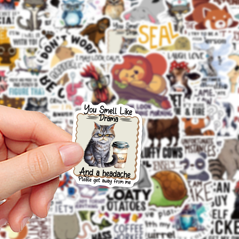 50PCS Funny Cartoon Graffiti S - Kids Toys Quotes reseña y precio