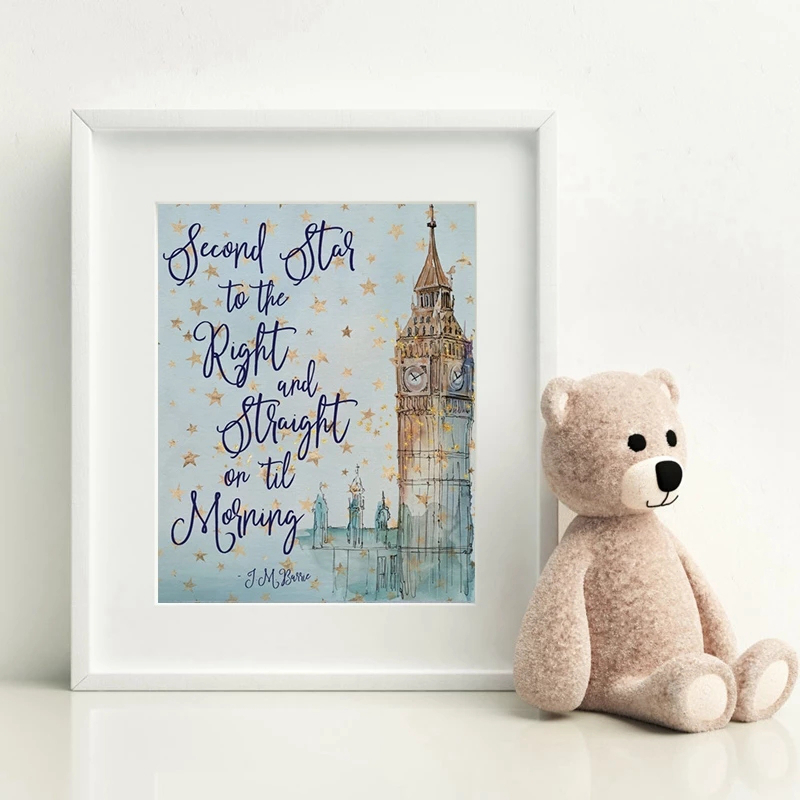 J.M. Barrie Quote Peter Pan Po - Kids Toys Quotes reseña y precio