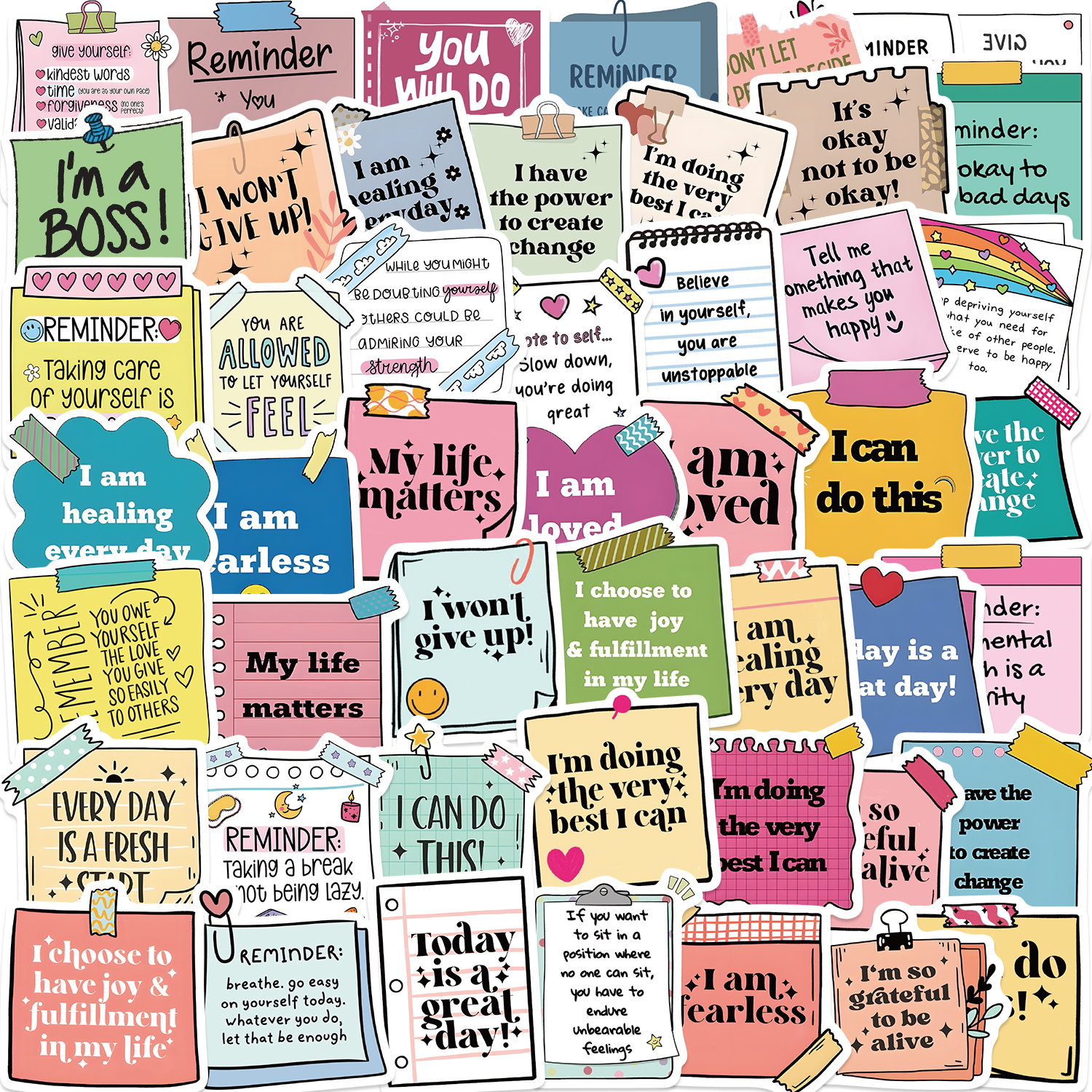 50pcs Inspirational Quote Stic - Kids Toys Quotes reseña y precio