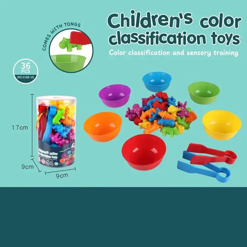 Rainbow Counting Animal Traffi - Kids Toys 2 Year Old reseña y precio