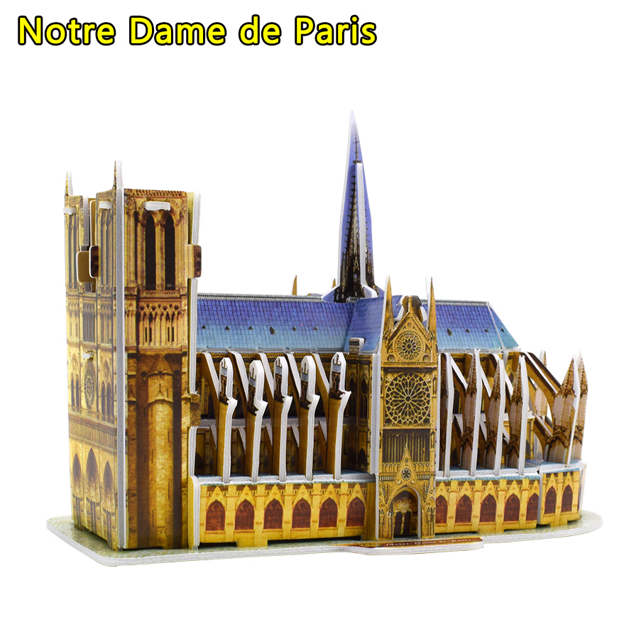 3D Puzzle Notre Dame De Paris  - Kids Toys Paris reseña y precio