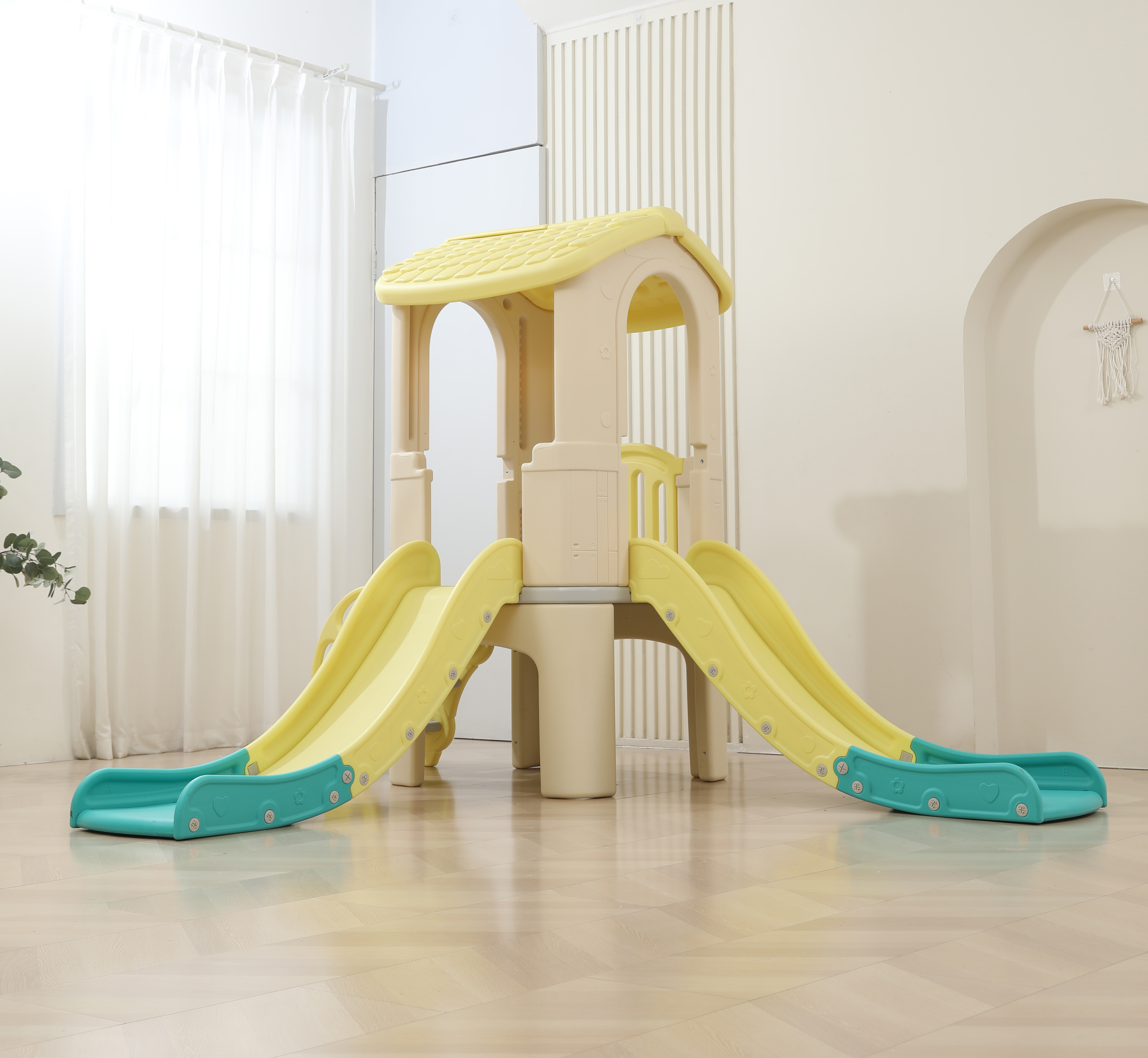 Large Indoor Playhouse Double  - Kids Toys Mall reseña y precio
