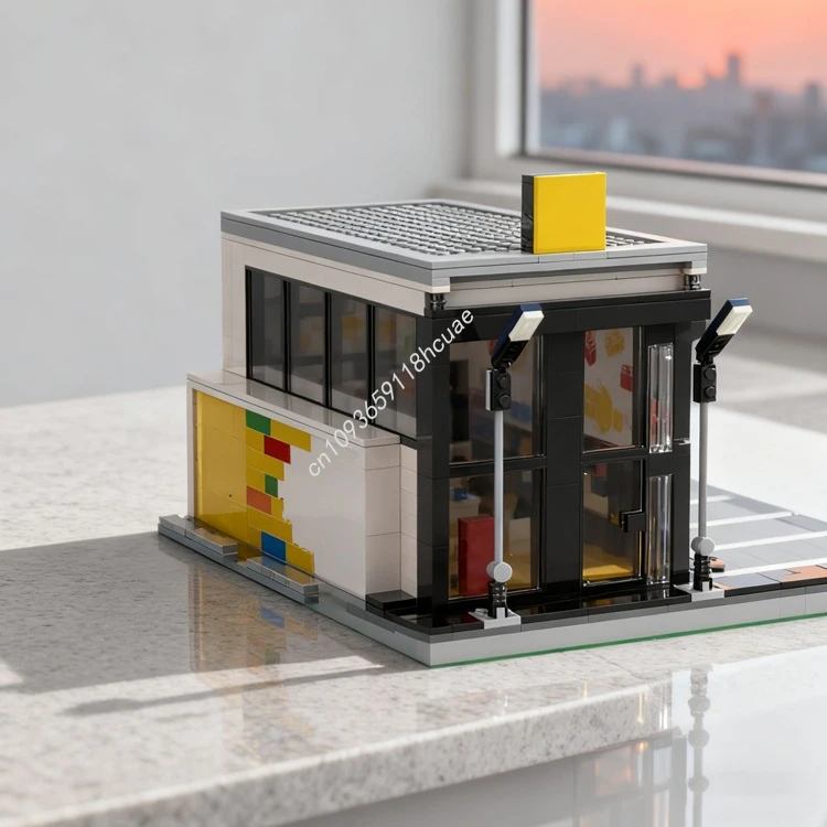 950pcs MOC Store Modulared Mod - Kids Toys Stores reseña y precio