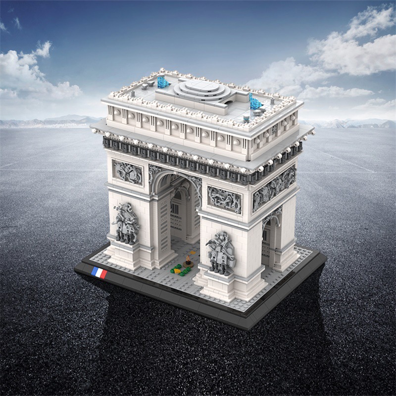 4445PCS Arc de Triomphe Model  - Kids Toys Paris reseña y precio