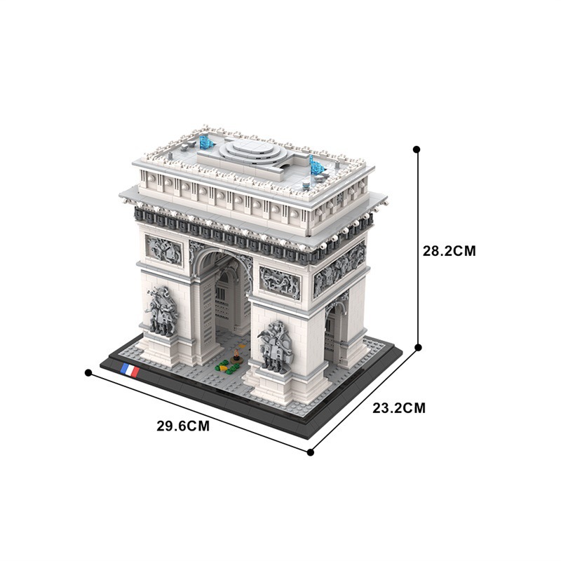4445PCS Arc de Triomphe Model  - Kids Toys Paris reseña y precio