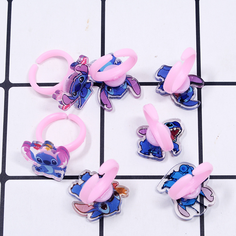 Stitch Acrylic Ring 10/20pcs K - Kids Toys Usa reseña y precio