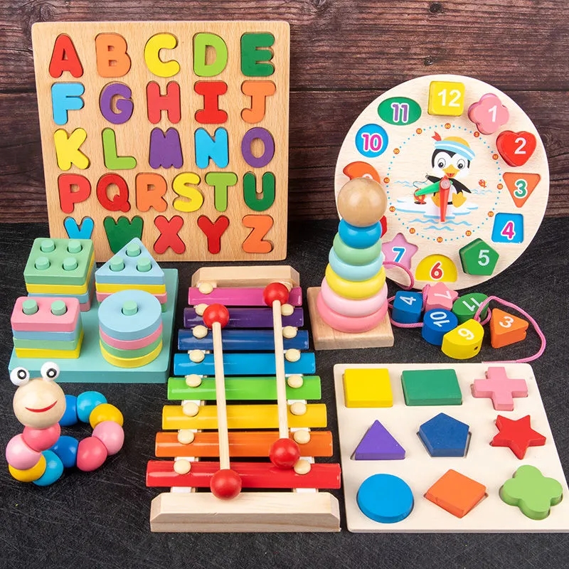 Montessori Wooden Toys for Bab - Kids Toys 2 Year Old reseña y precio