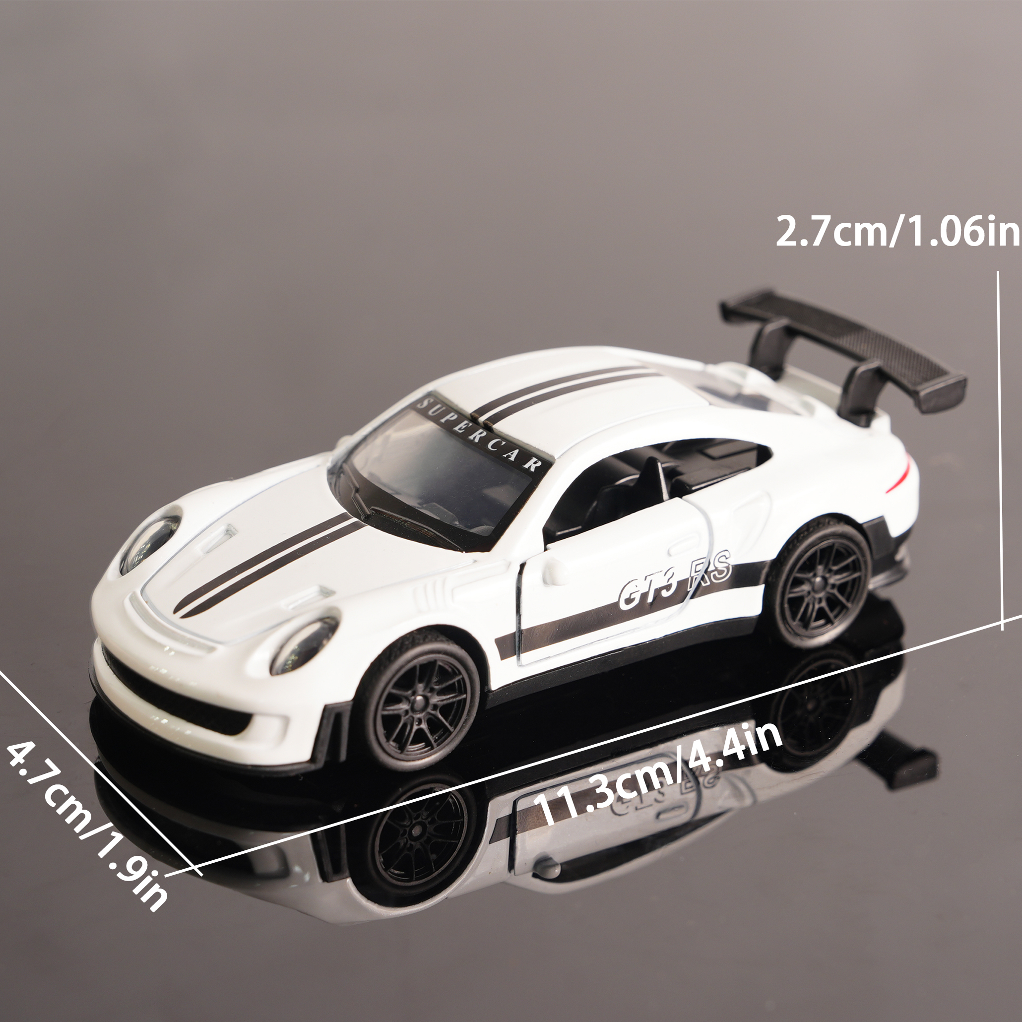 1:32 White Gt3 Rs Alloy Race C - Kids Y Toys reseña y precio