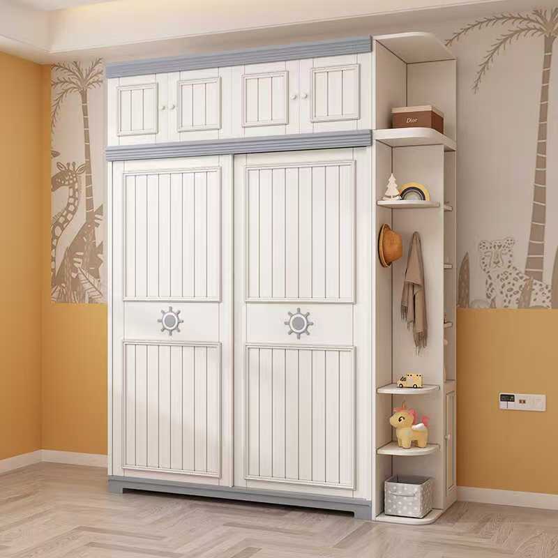White Wooden Kid Storage Cabin - Kids Toys Mall reseña y precio